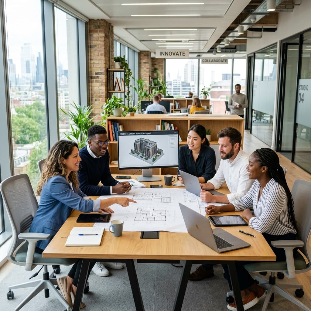 Team Photos in Workspace